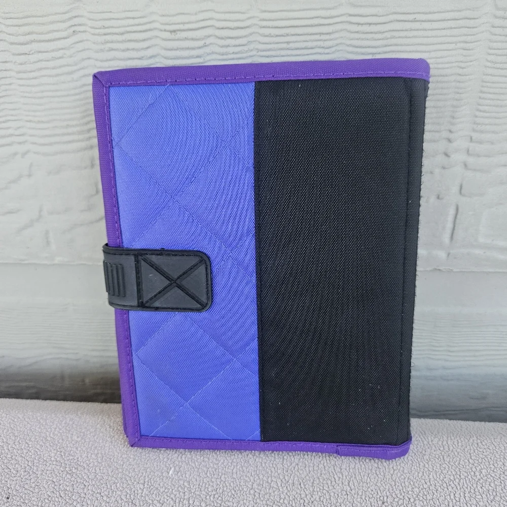 Nike Mead Planner Organizer Binder Notebook Purple VTG 1995 Swoosh Air 7 1/2